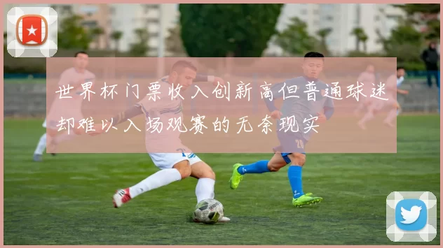 世界杯门票收入创新高但普通球迷却难以入场观赛的无奈现实